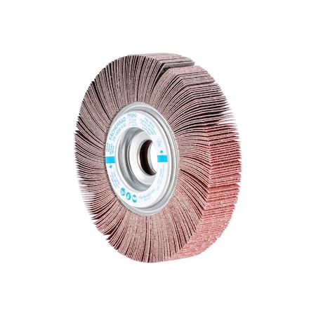 Pferd 6" x 1" Unmounted Flap Wheel - 1" A.H. - Aluminum Oxide - 80 Grit 45603